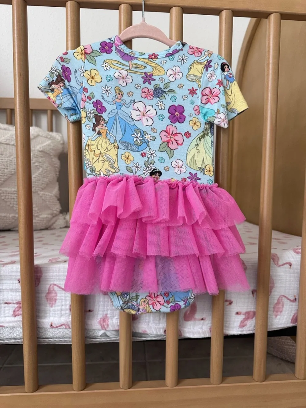 Posh Peanut Disney Princess Tulle Bodysuit Dress - Picture 5 of 6